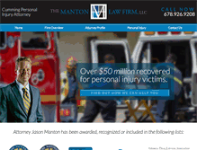 Tablet Screenshot of mantonlaw.com